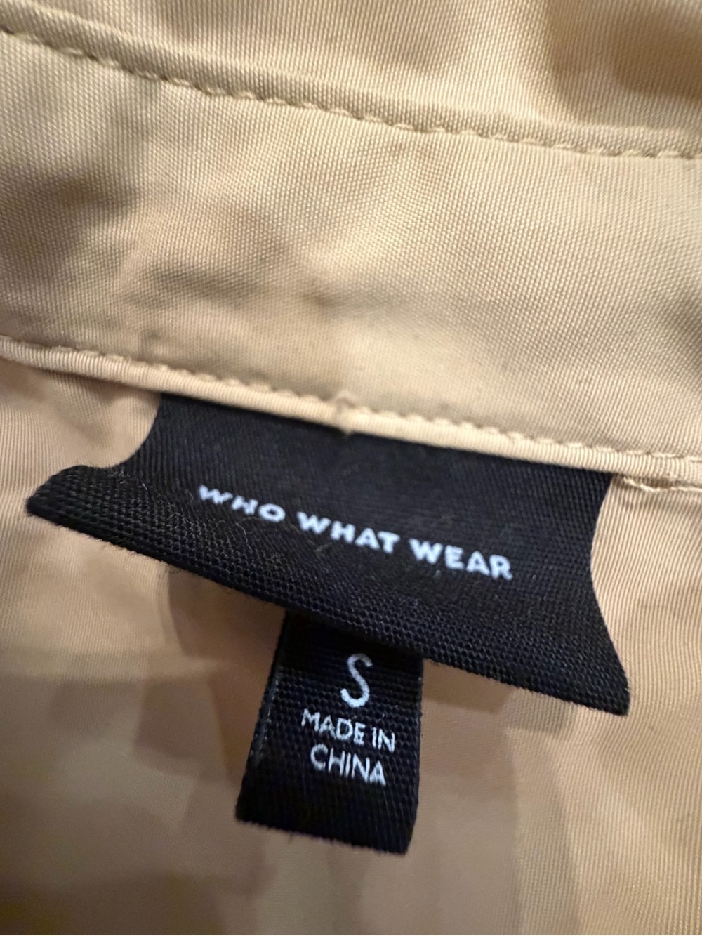 Who What Wear Khaki Tie-Waist Utility Jumpsuit - Picture 3 of 3